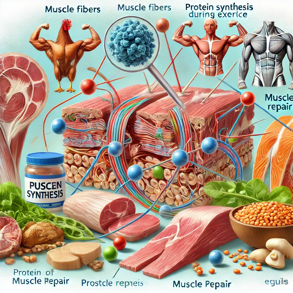 Protéines pour le fonctionnement des muscles et leurs sources alimentaires